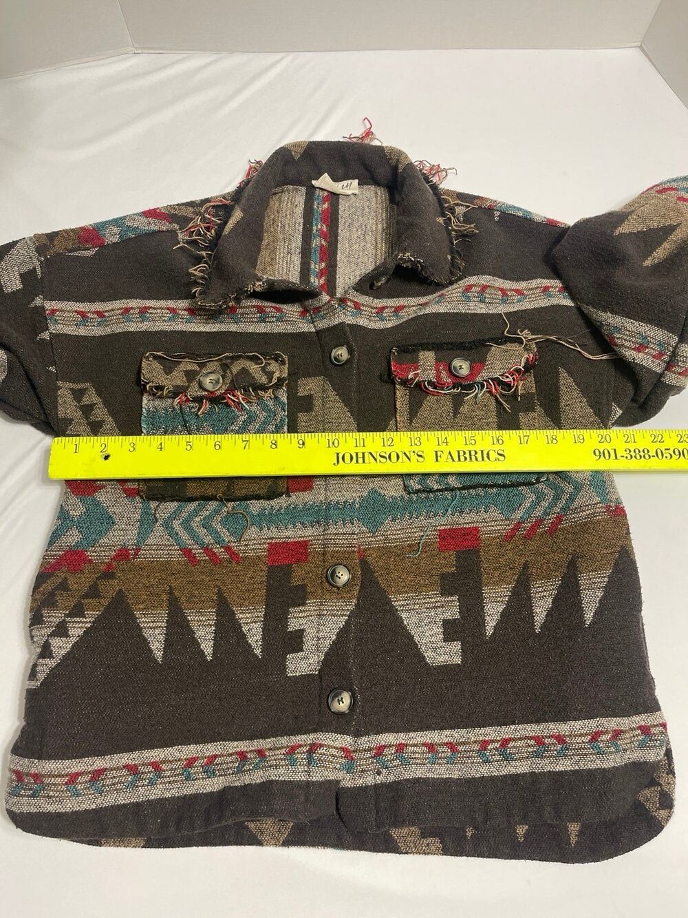 New In Brand Aztec Shacket Size Small - Picture 7 of 8